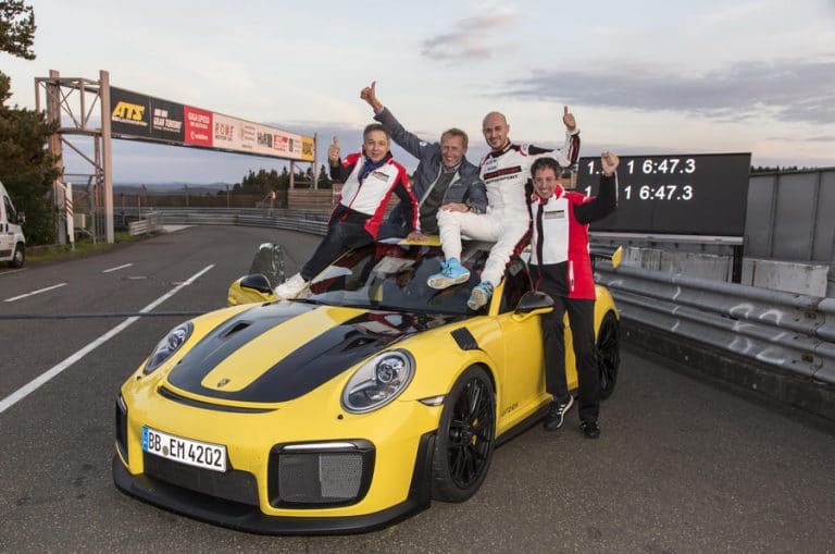 2018 Porsche 911 GT2 RS sets record 6:47.3 Nurburgring lap time