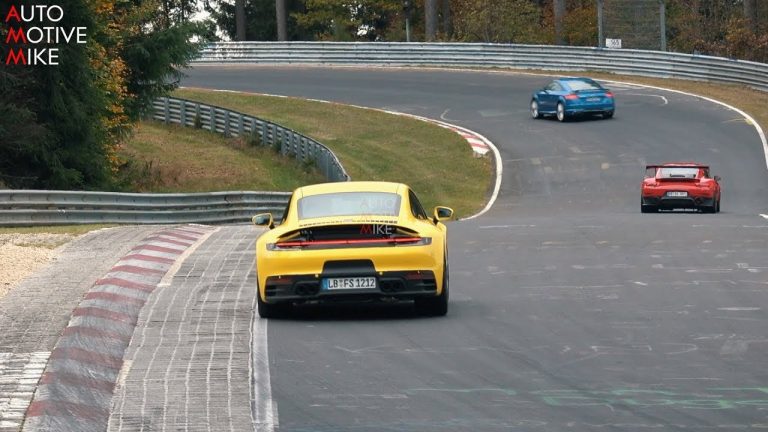 PORSCHE 992 CARRERA 4S SPIED TESTING AT THE NÜRBURGRING