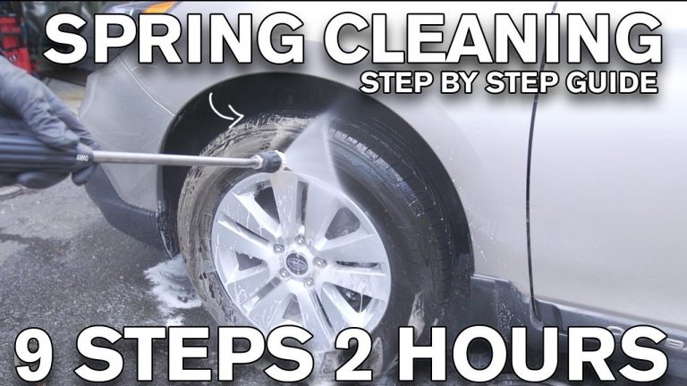 Quick 9 Step Spring Car Cleaning