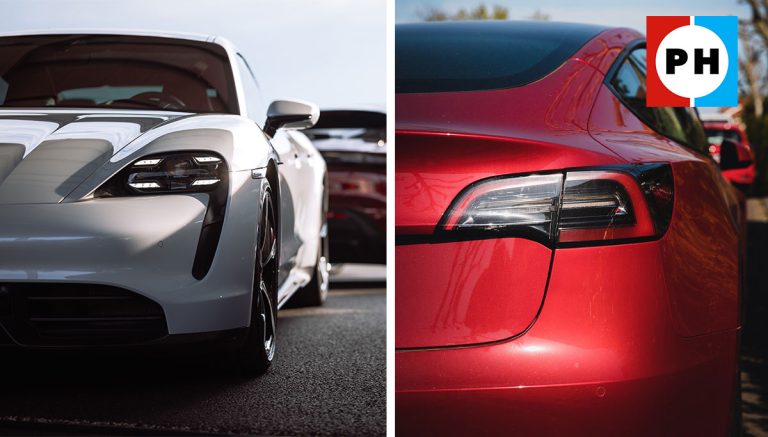 taycan vs tesla