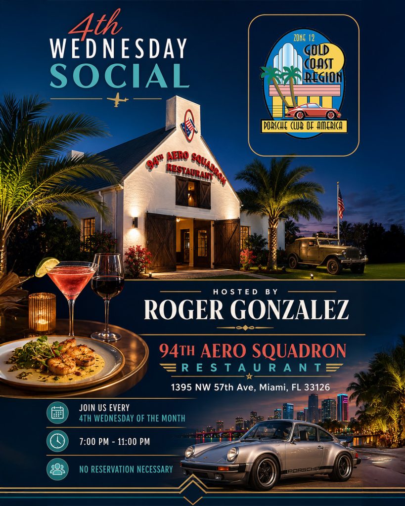 PCA 4th Wednesday Social Miami
