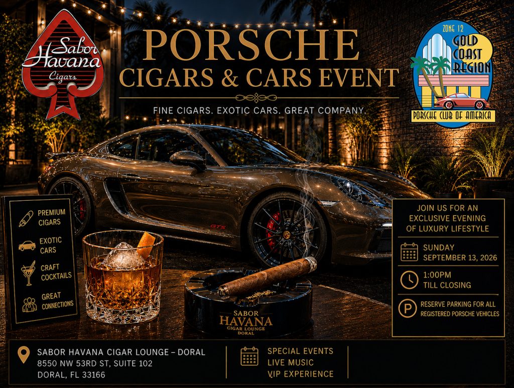 PORSCHE CIGARS & CARS EVENT
