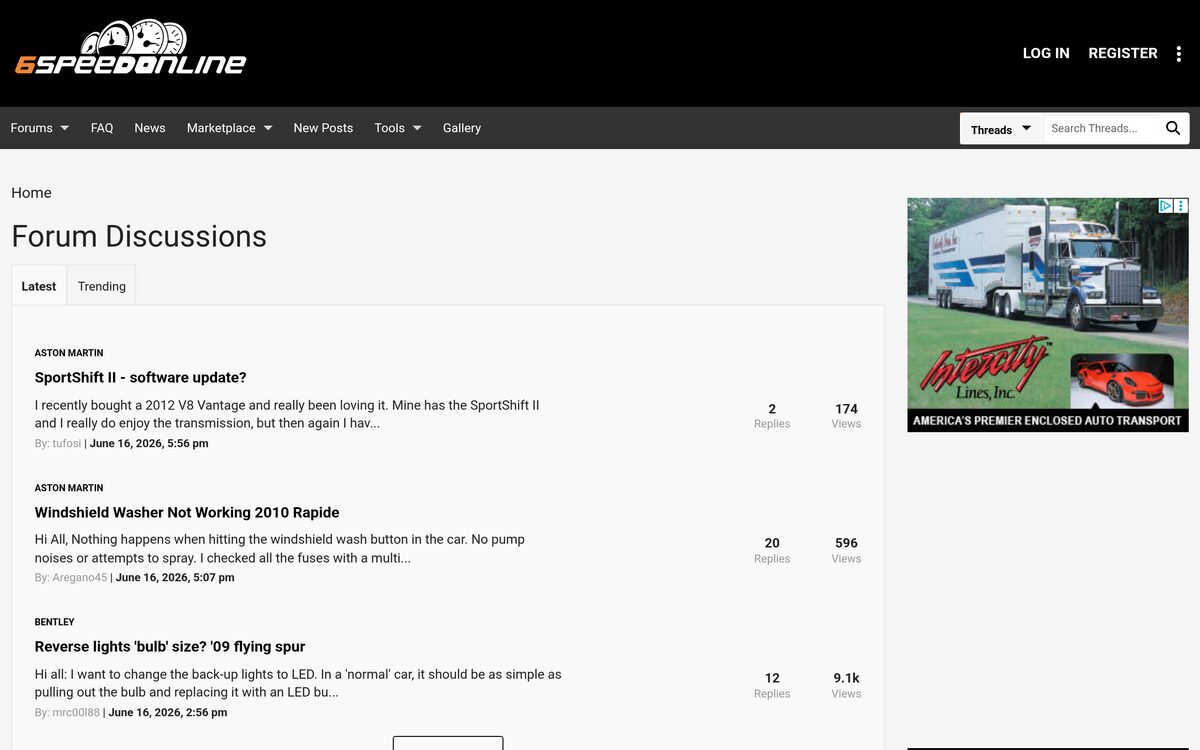 6SpeedOnline website