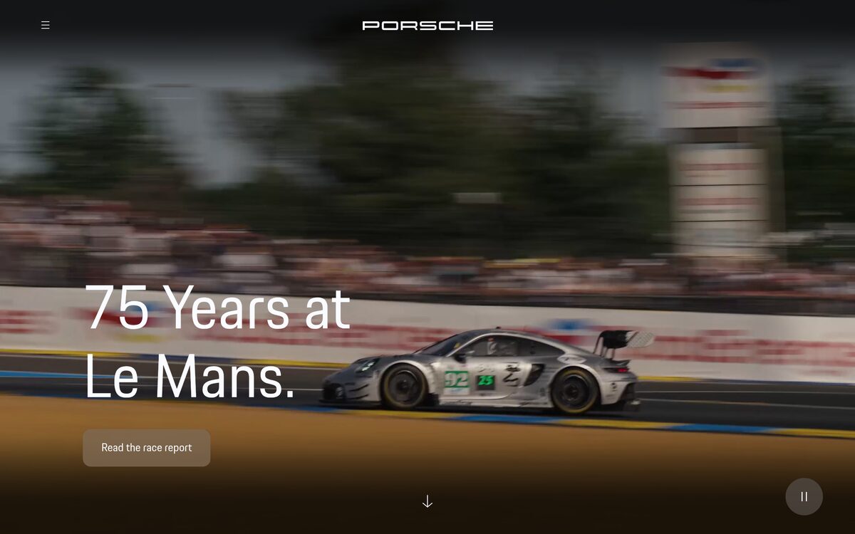Porsche (Official) website