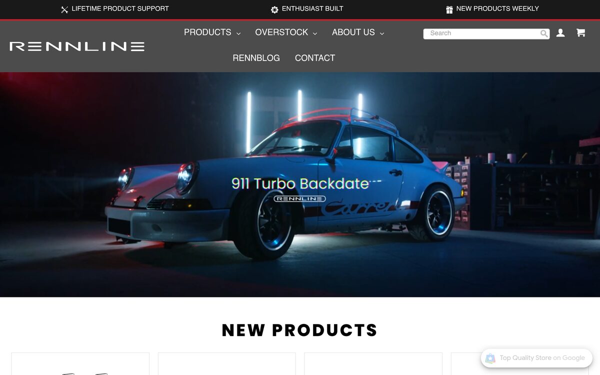 Rennline website