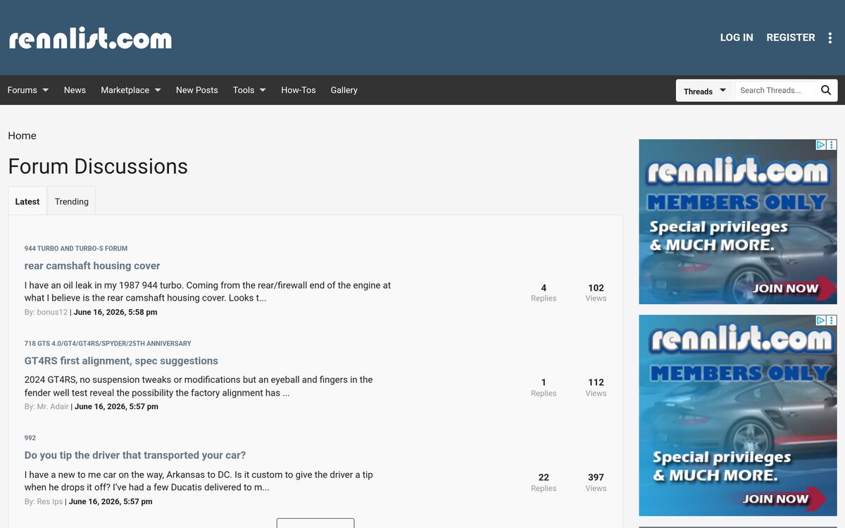 Rennlist website